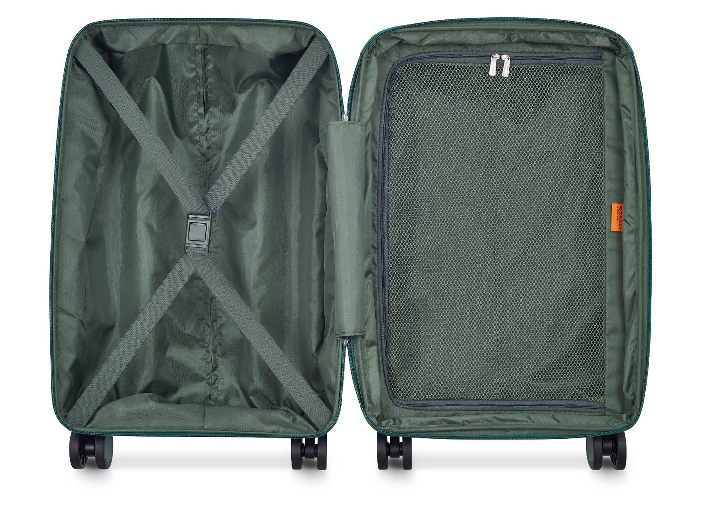 Delsey - SECURITECH 55cm Dune Val Trolley Cabin Ext 4Dr - Green