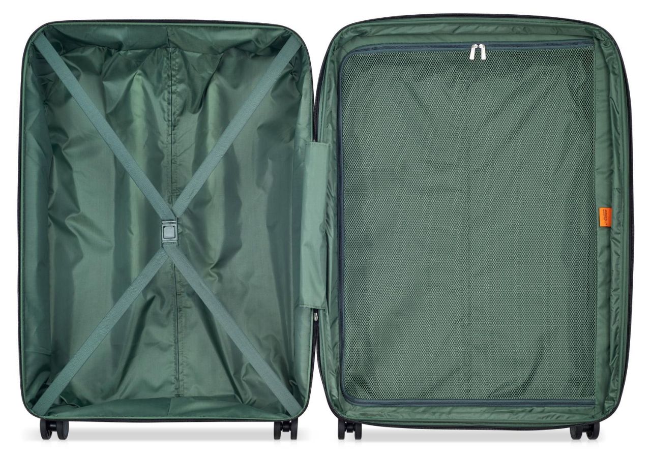 Delsey - SECURITECH 76cm Dune Val Trolley Ext 4Dr - Black