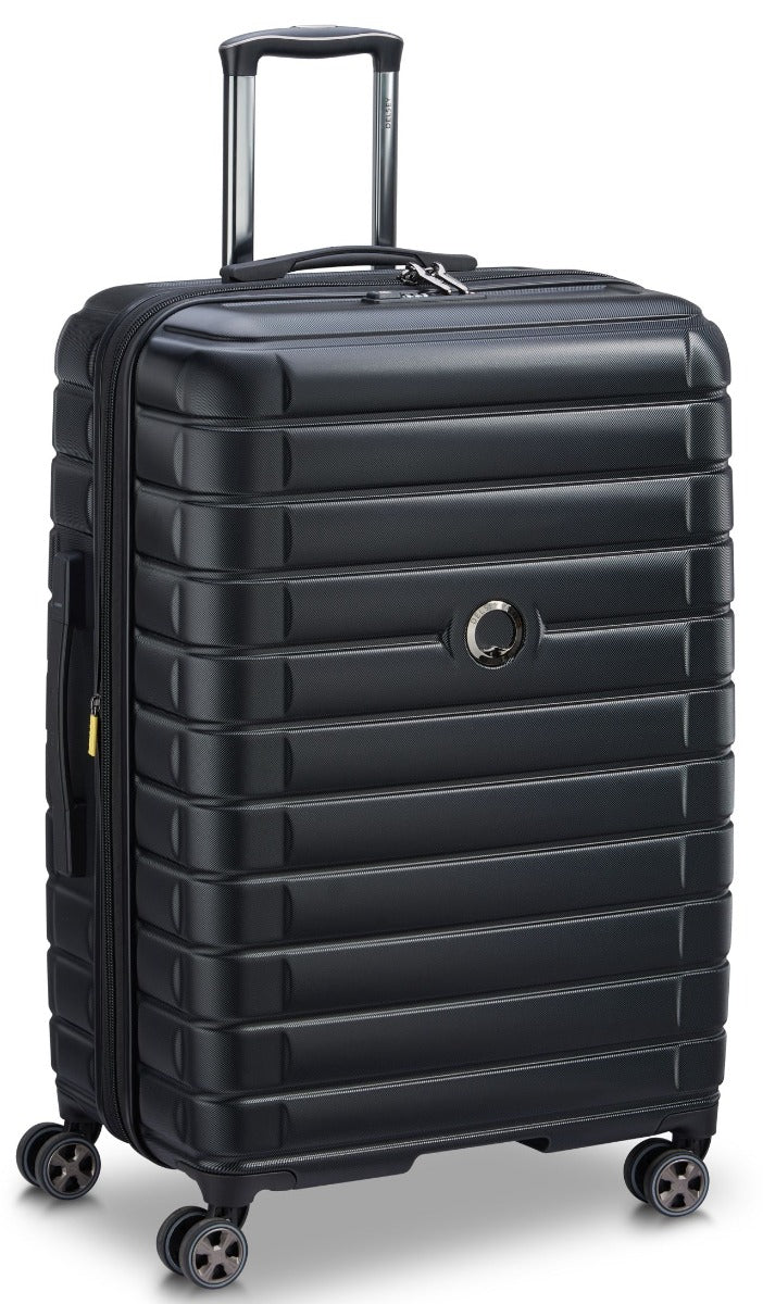 Delsey - 75cm Shadow 5.0 Val Trolley Ext 4Dr - Black