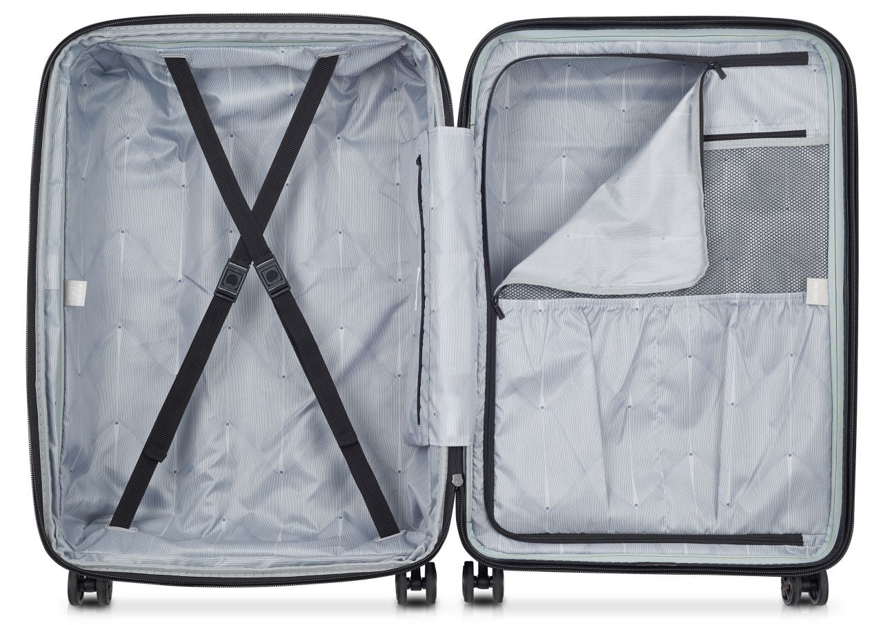 Delsey - 75cm Shadow 5.0 Val Trolley Ext 4Dr - Black