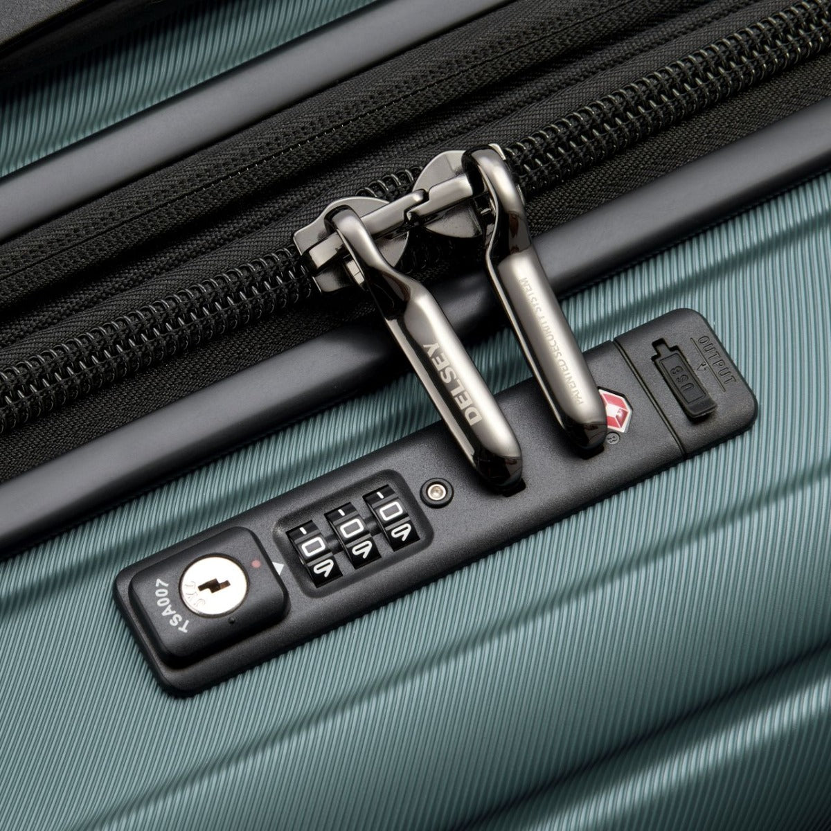 Delsey - 75cm Shadow 5.0 4Dbl Wheel Expand Trolley Case - Green