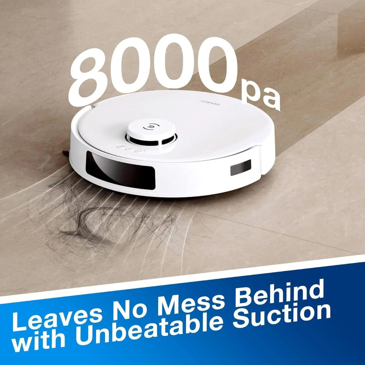 Ecovacs - Deebot N20 Pro Plus Bagless Robot Vacuum & Mop - White