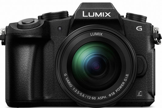Panasonic - 16MP Lumix G85 Mirrorless Camera Body with 12-60mm Camera Lens - Black