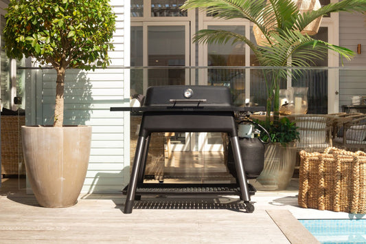 Furnace 3-Burner ULPG Gas BBQ with Stand and Cover - Black