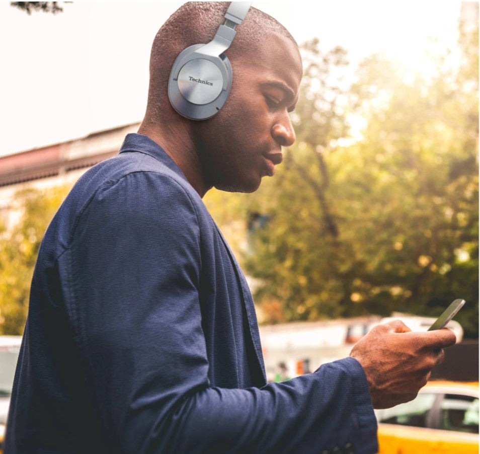 Technics Noise Cancelling Bluetooth Headphones - Silver