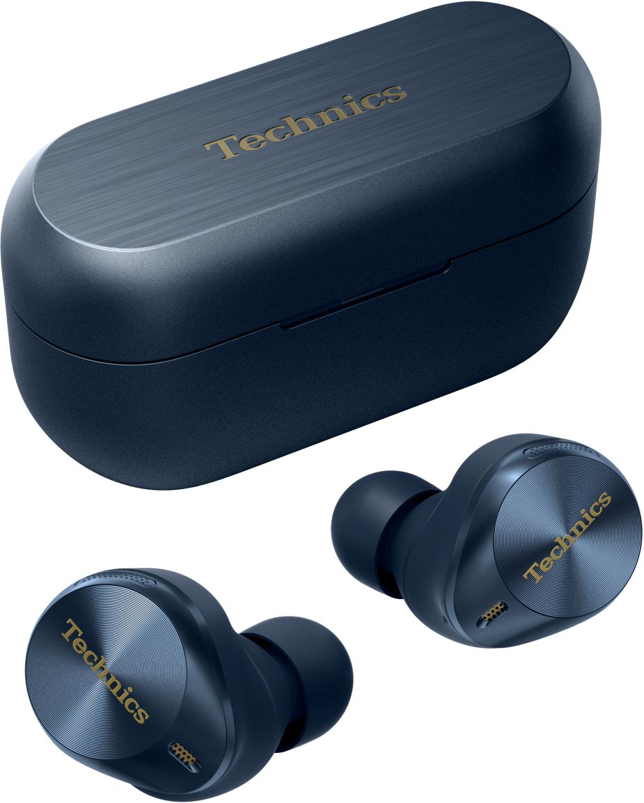 Technics - Flagship Noise Cancelling True Wireless Bluetooth Earbuds - Midnight Blue