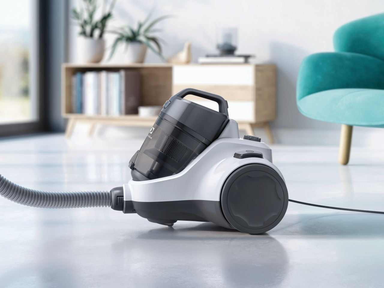 Electrolux - Ease C3 Origin Vacuum - Ice White