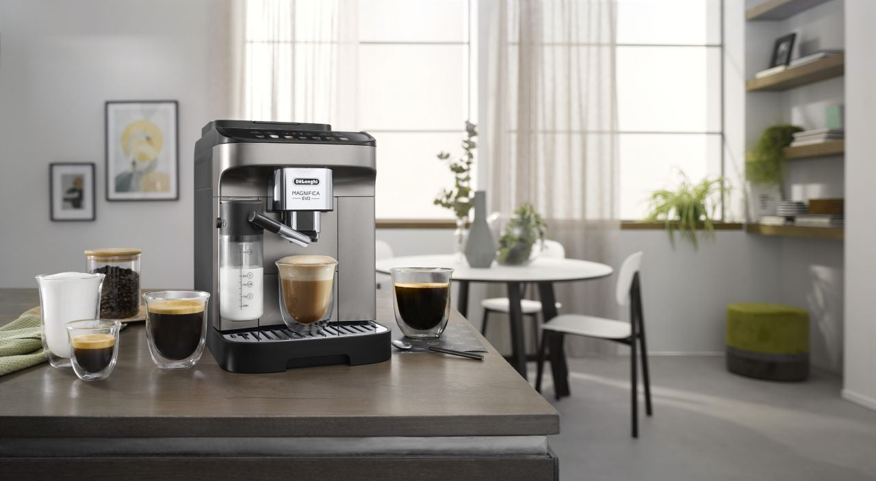 Delonghi - Magnifica Evo Fully Automatic Coffee Machine Titan