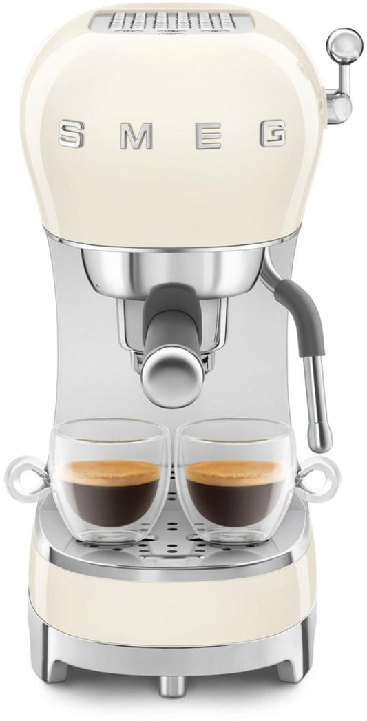 Smeg - 50's Style Espresso Machine - Cream