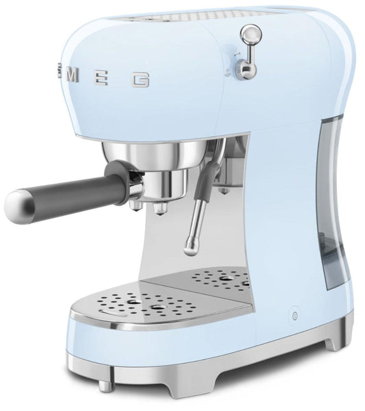 Smeg - 50's Style Espresso Machine - Pastel Blue