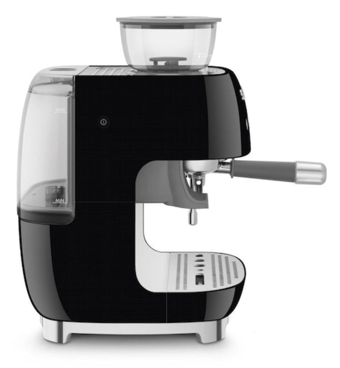 Smeg - Espresso Coffee Machine with Grinder - Black