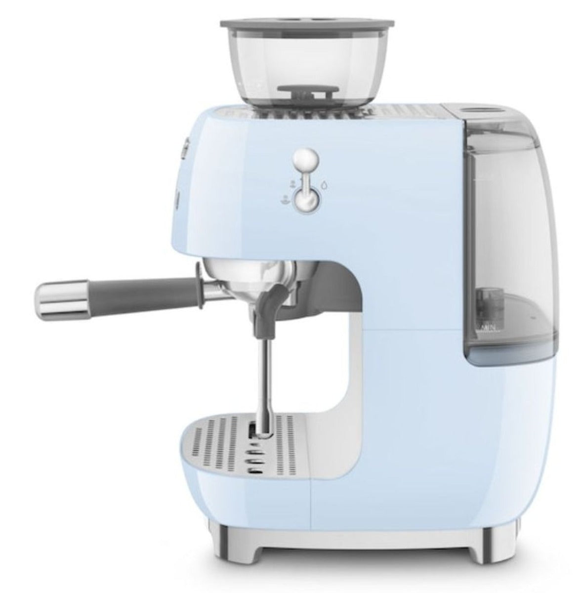 Smeg - Espresso Coffee Machine with Grinder - Pastel Blue