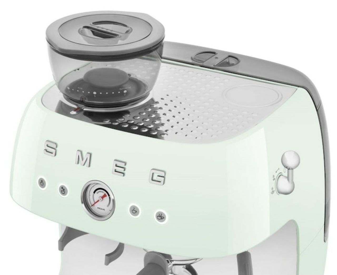 Smeg - Espresso Coffee Machine with Grinder - Pastel Green