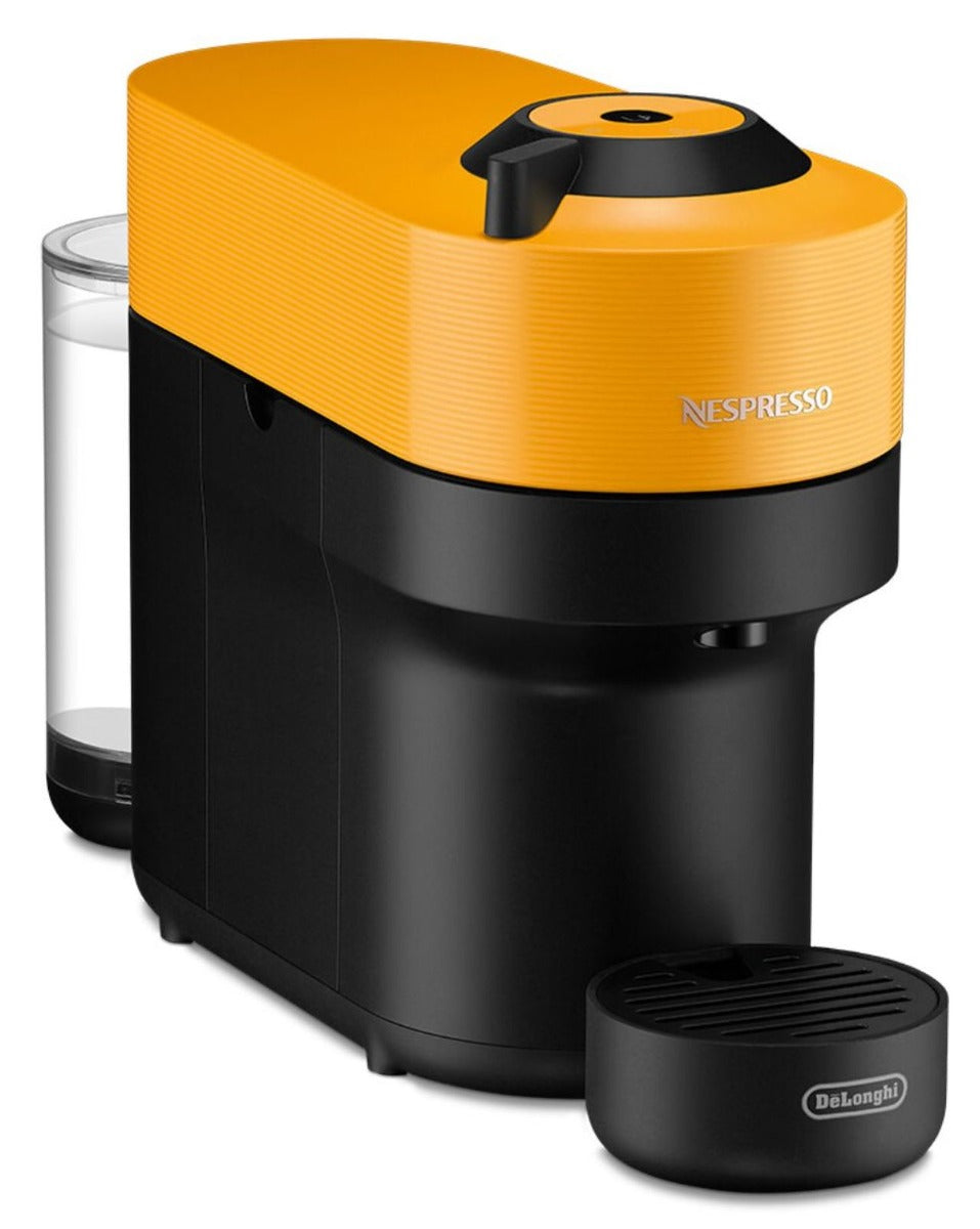 Delonghi - Nespresso Vertuo Pop Coffee Machine Bundle - Yellow/Black