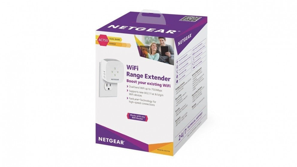 Netgear AC750 WiFi Range Ext - Wall Plug