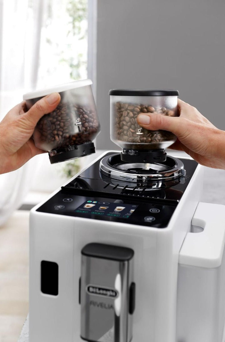 Delonghi - Rivelia Automatic Bean to Cup Coffee Machine - White