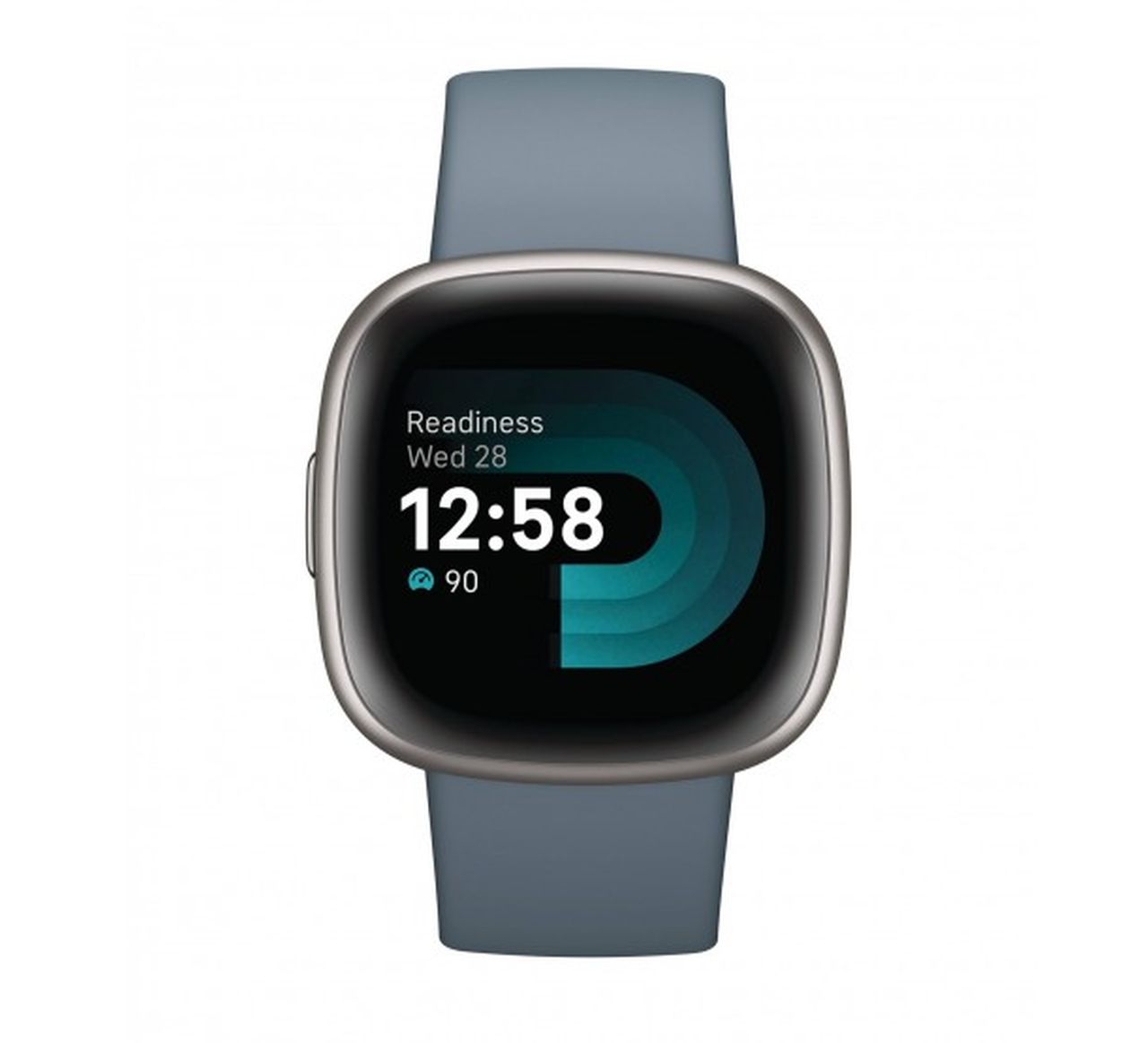 FitBit Versa4 Waterfall Blue/Platinum Aluminium