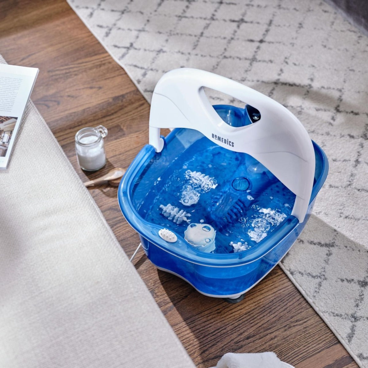 Homedics - Salt-n-Soak Pro Footbath with heat boost
