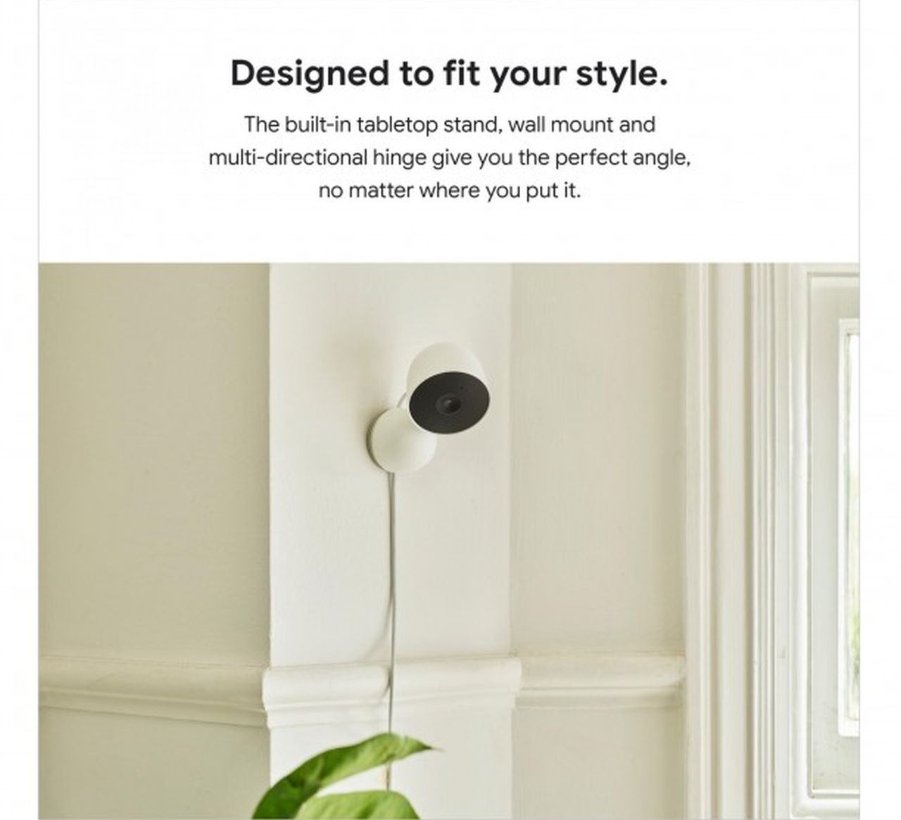 Google Nest Cam Indoor - White