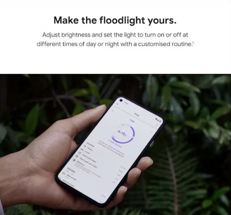 Google - Nest Cam Outdoor with Floodlight
