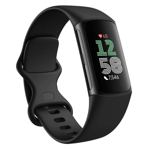 FitBit Charge 6 Fitness Tracker - Black/Obsidian