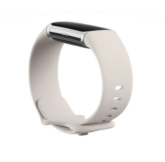 FitBit Charge 6 Fitness Tracker - Silver/Porcelain