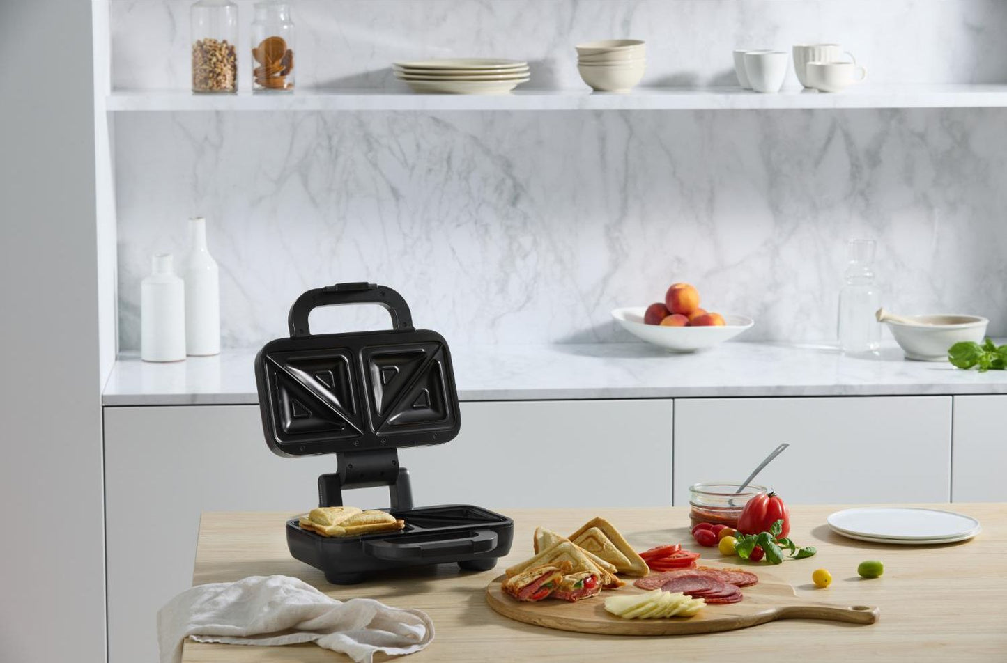 Sunbeam - 2 Slice Turbo Crunch Toastie Maker