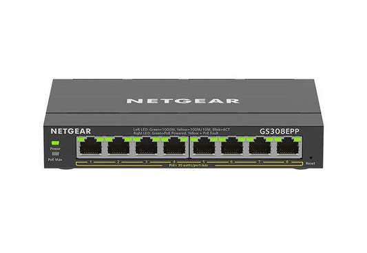 8 PORT POE+ MANAGED SWITCH