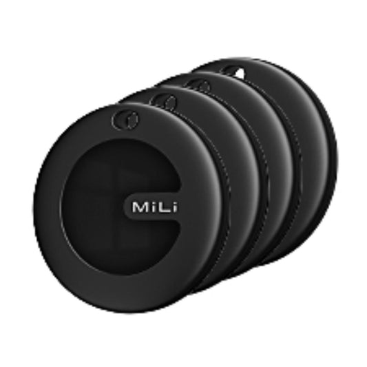 Mili - MiTag Duo Keyring Black - 4 Pack