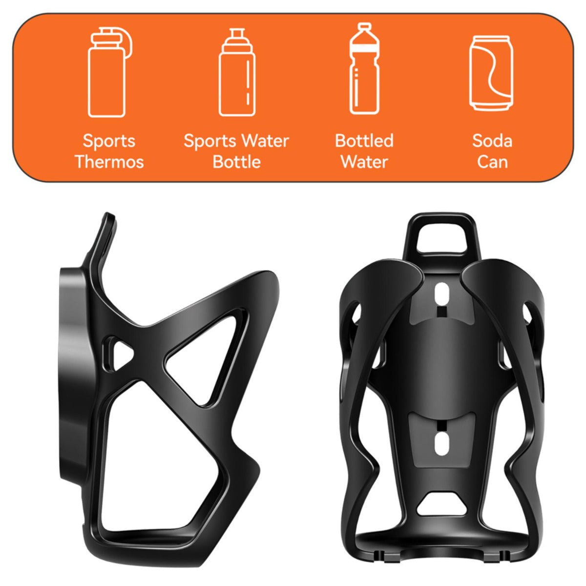 Mili - MiTag Bicycle Bottle Holder - Black