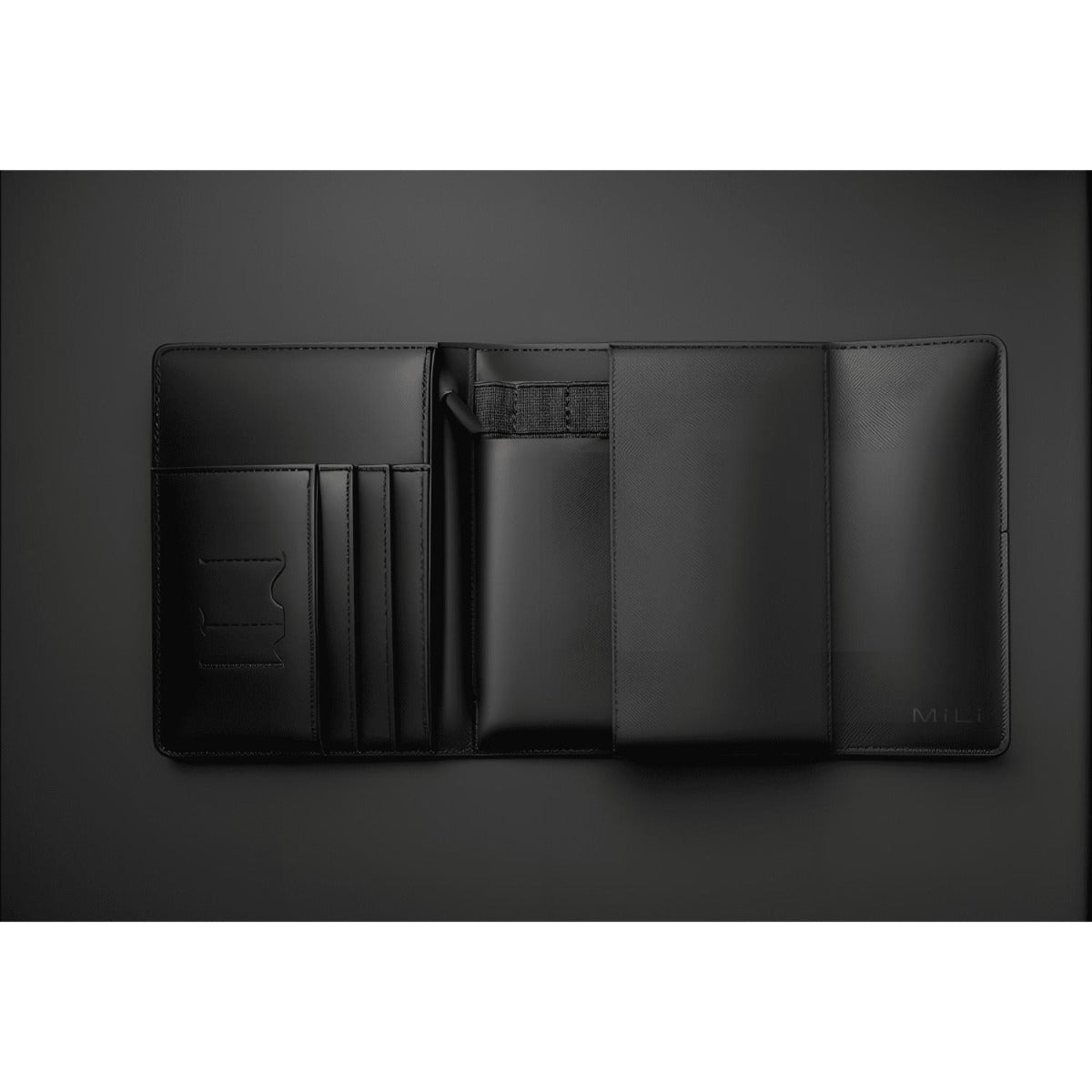 Mili - MiTag Travel Wallet - Black