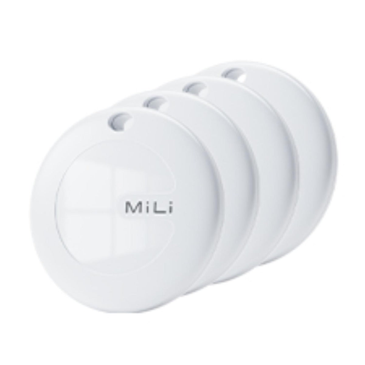 Mili - MiTag Duo Keyring White - 4 Pack