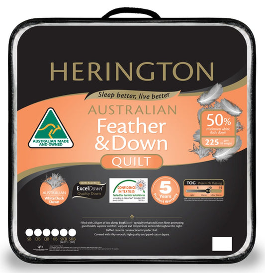 Herington - 50% Duck Quilt - King