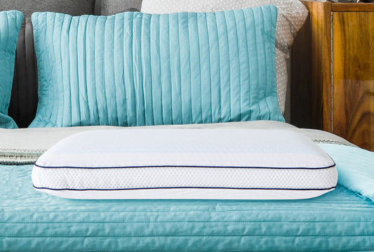 Herington Cooling Gel Memory Foam Pillow Low