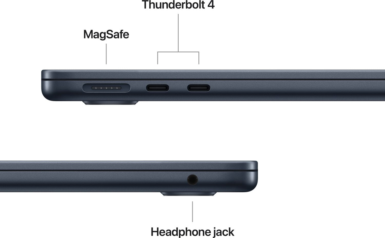 Apple - 13" MacBook Air Midnight: M4 chip w 10-core CPU & 10-core GPU, 16GB,512GB SSD - Wholesales Supply