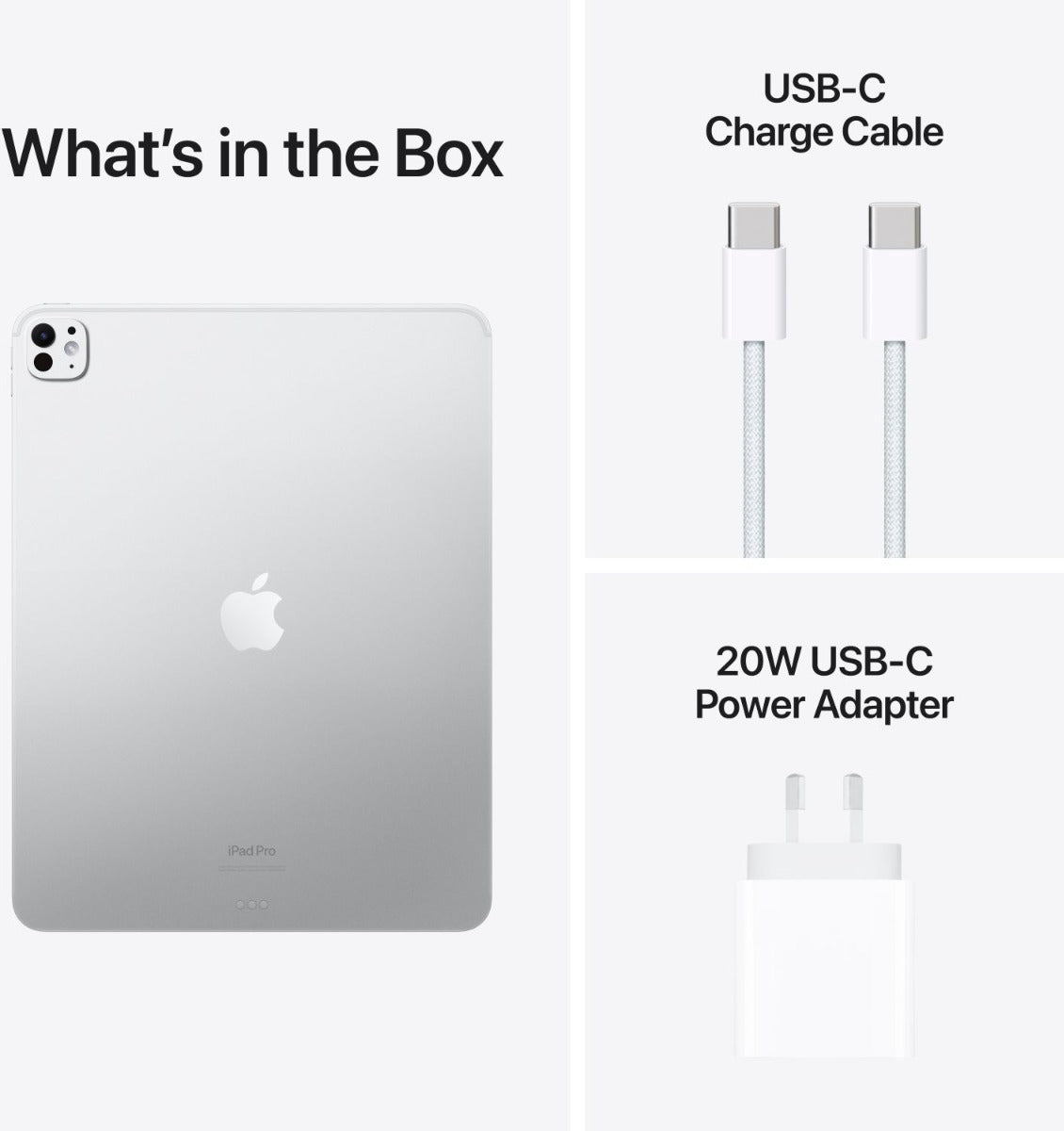 Apple - 13-inch iPad Pro M4 WiFi + Cellular 1TB with Standard glass - Silver (2024) - Wholesales Supply