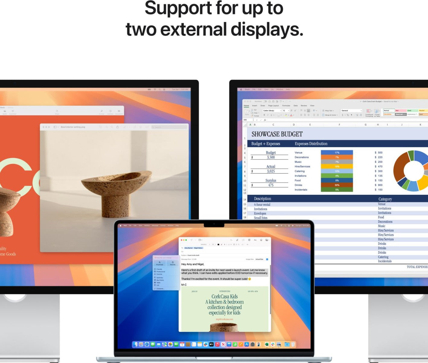 Apple - 15" MacBook Air Starlight: M4 chip w 10-core CPU & 10-core GPU, 24GB, 512GB SSD - Wholesales Supply