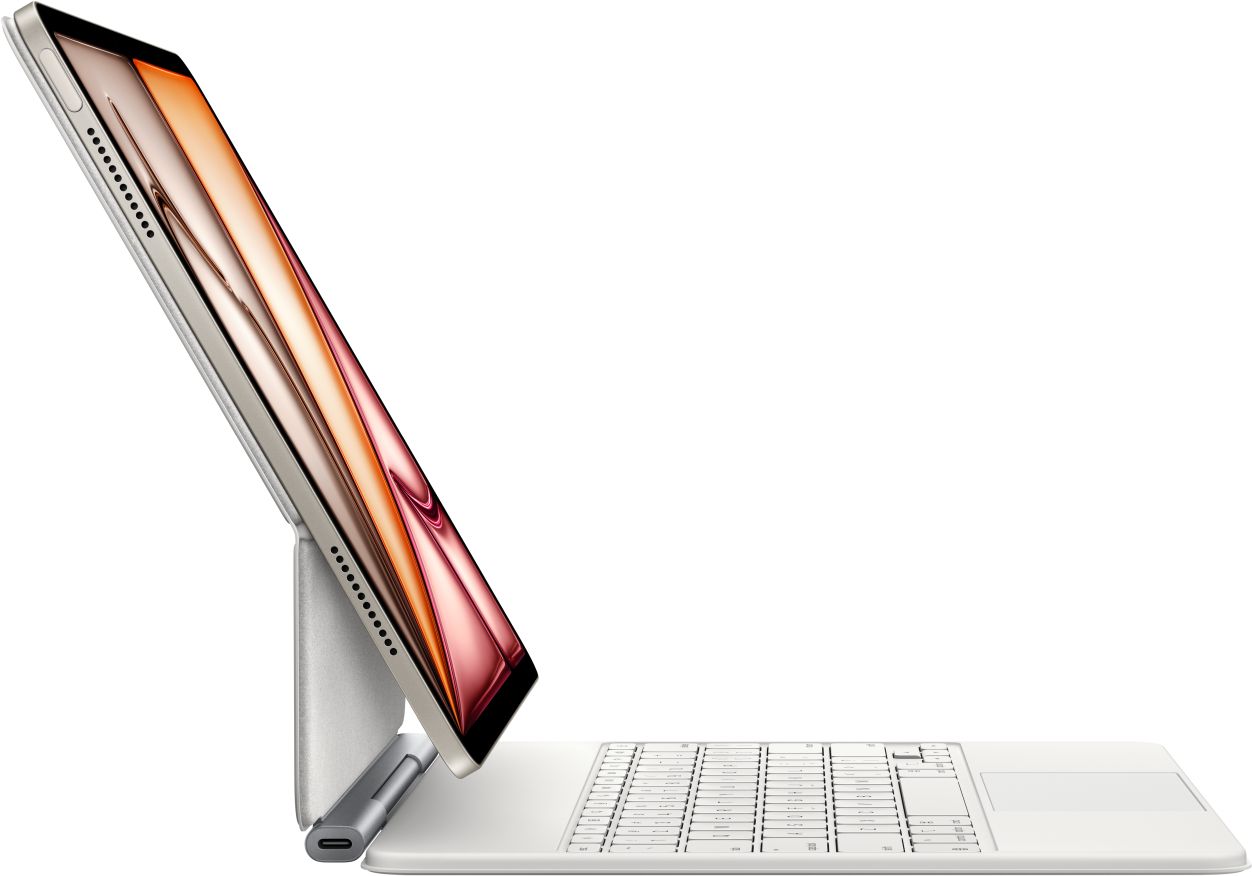 Apple - Magic Keyboard for iPad Air 13-inch (M3) - US English - White - Wholesales Supply