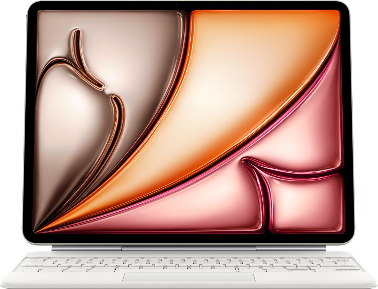 Apple - Magic Keyboard for iPad Air 13-inch (M3) - US English - White - Wholesales Supply