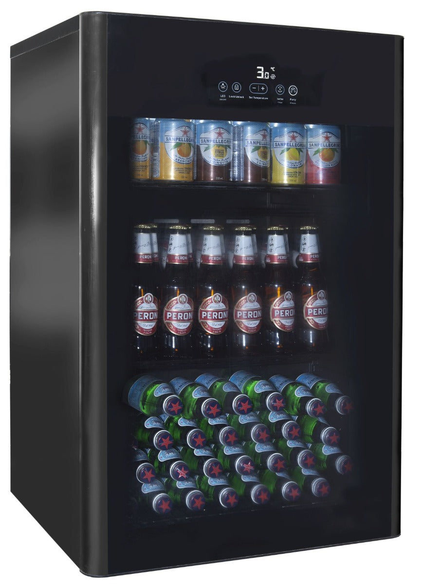 Artusi - 108L Outdoor Beverage Centre - Black - Wholesales Supply