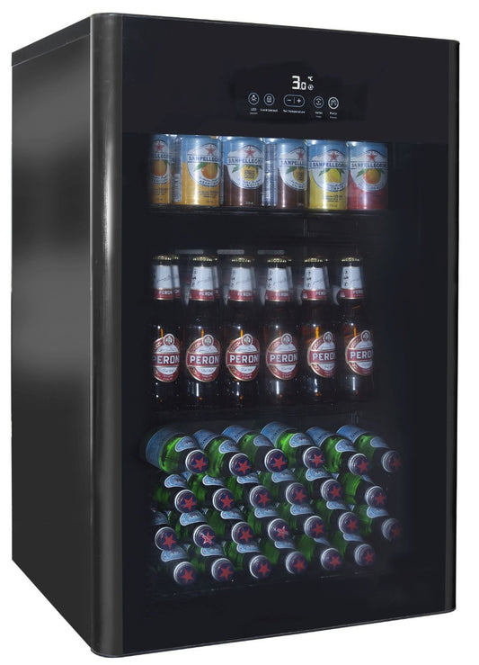 Artusi - 108L Outdoor Beverage Centre - Black - Wholesales Supply