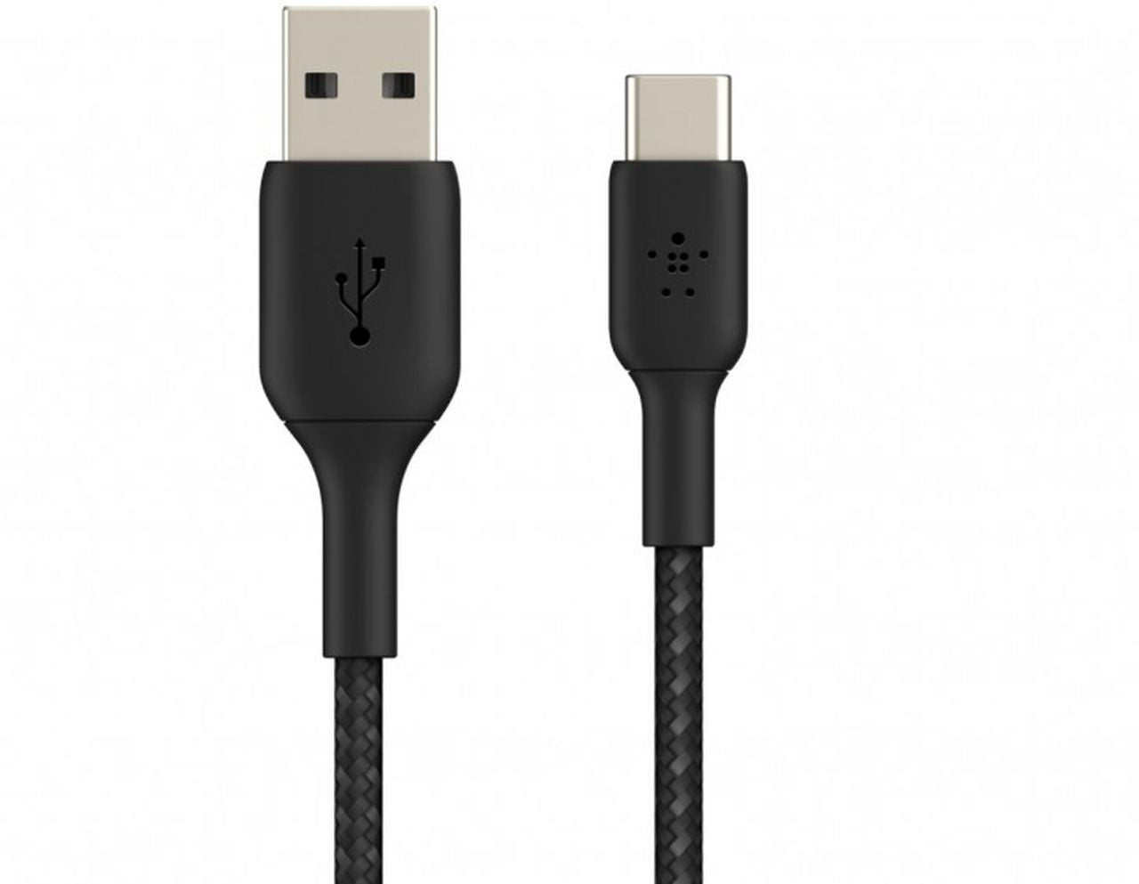 Belkin BoostCharge 1m Braided USB-C to USB-A Cable - Black - Wholesales Supply