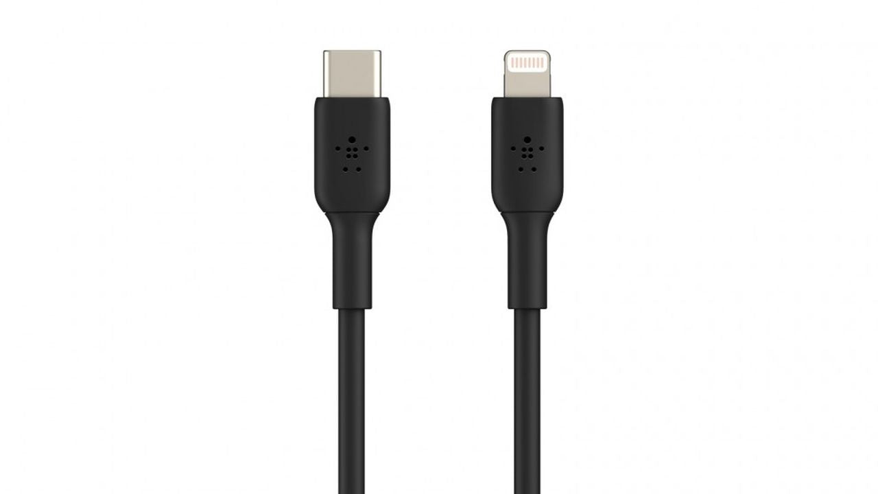 Belkin BoostCharge 1m UCB-C to Lightning Cable - Black - Wholesales Supply