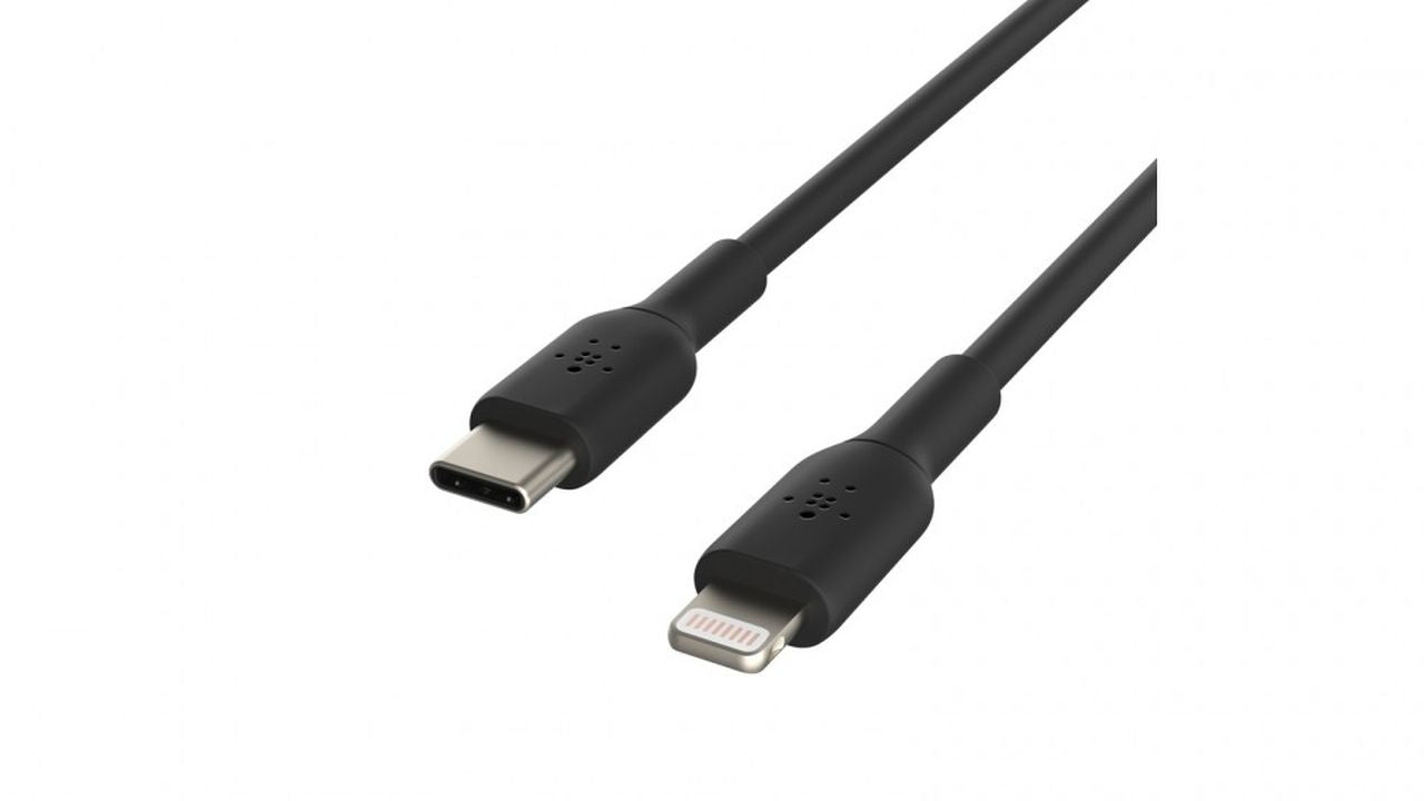 Belkin BoostCharge 1m UCB-C to Lightning Cable - Black - Wholesales Supply