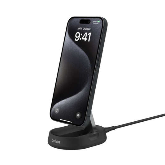 Belkin - Convertible Magnetic Charging Stand Qi2 - Black - Wholesales Supply
