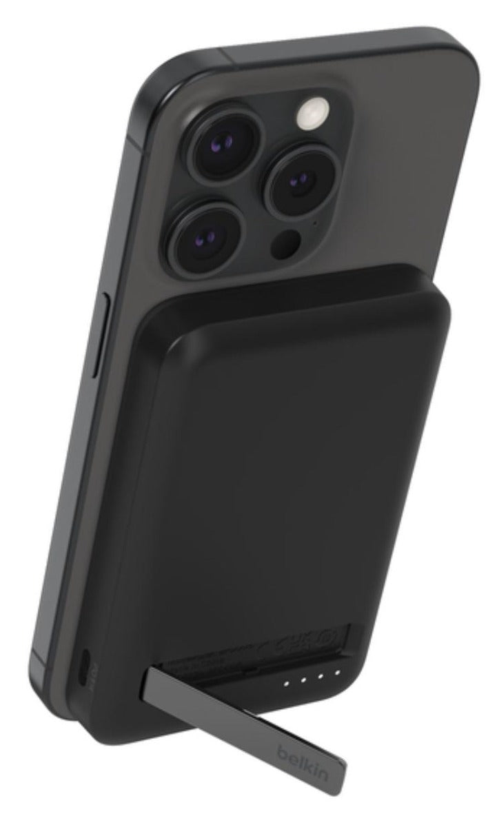 Belkin - Magnetic Power Bank Qi2 15W 5K - Black - Wholesales Supply