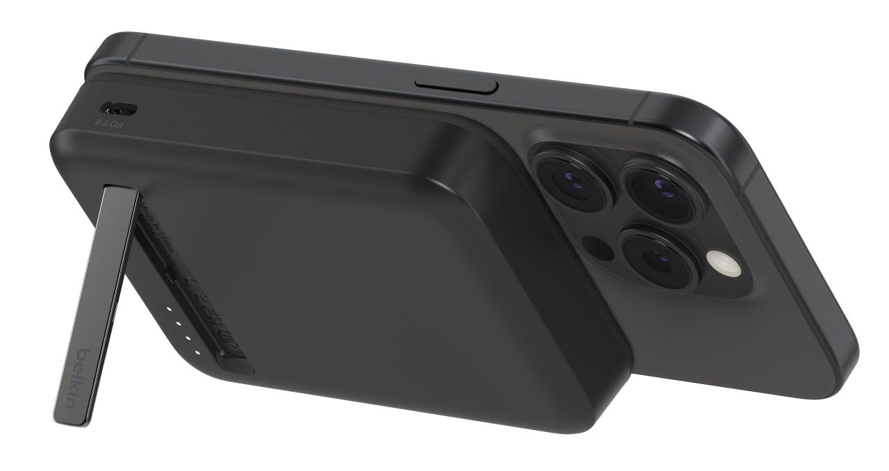 Belkin - Magnetic Power Bank Qi2 15W 8K - Black - Wholesales Supply