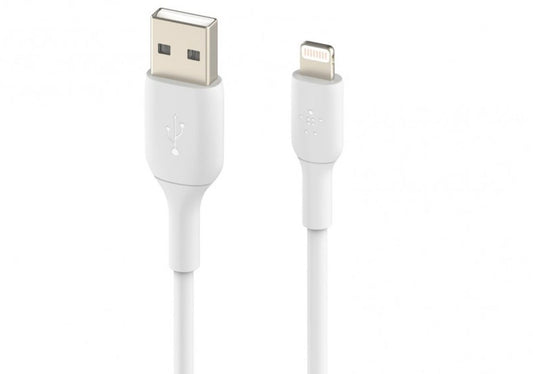 Belkin BoostCharge 1m Lightning to USB-A Cable - White - Wholesales Supply