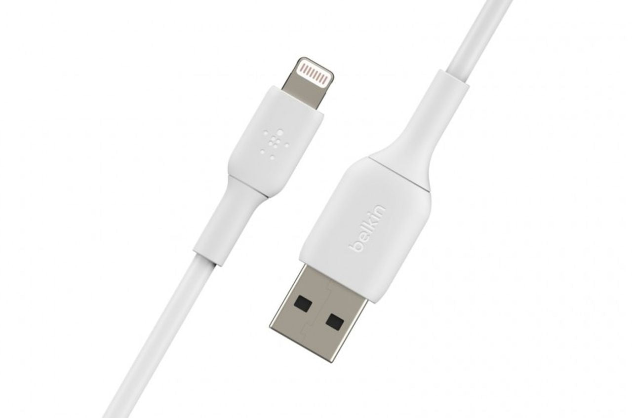 Belkin BoostCharge 1m Lightning to USB-A Cable - White - Wholesales Supply