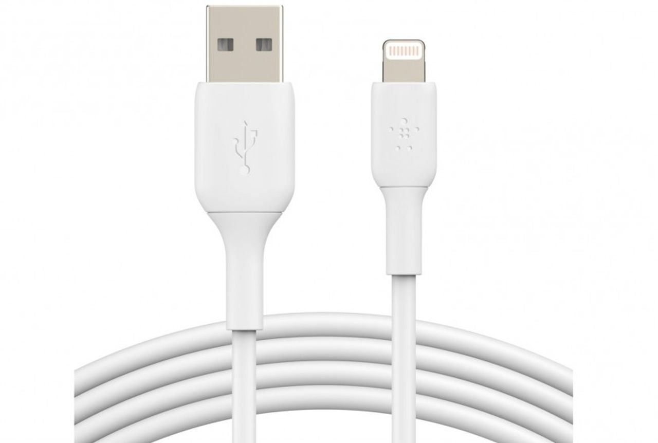 Belkin BoostCharge 1m Lightning to USB-A Cable - White - Wholesales Supply